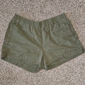 Madewell Olive Green Athletic Shorts
